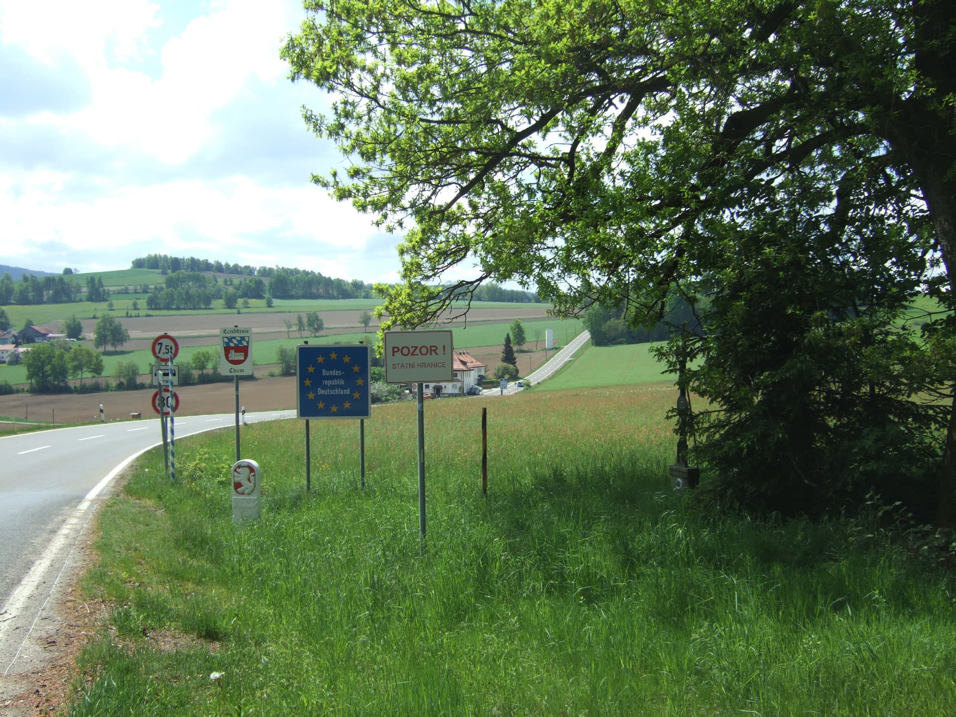 An der Deutsch-Tschechischen Grenze