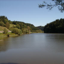 Stausee der großen Mühl in Neufelden