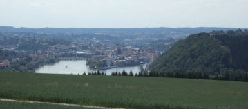 Blick auf die Drei-Flüsse-Stadt Passau